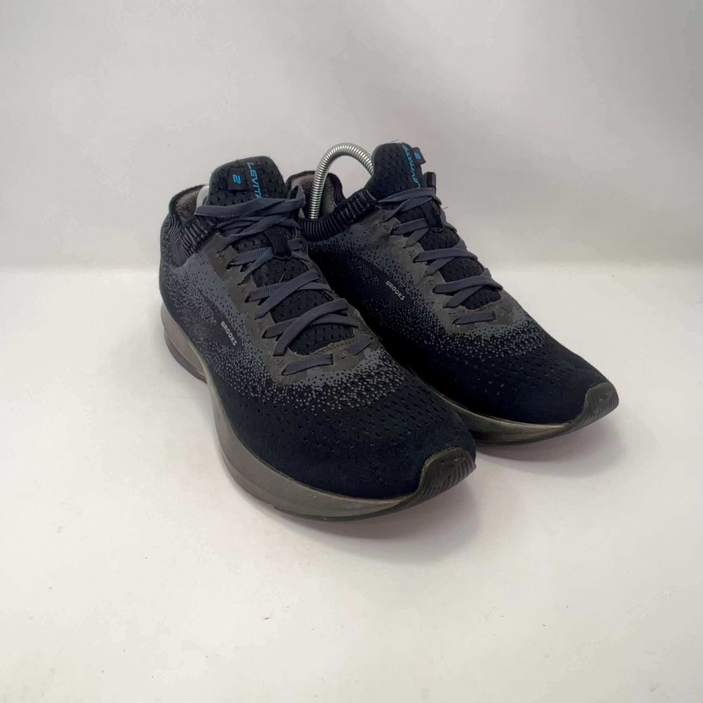 Brooks Levitate 2 Running Shoes Black Grey 1102901D038 Men's Size 10.5 Comfort